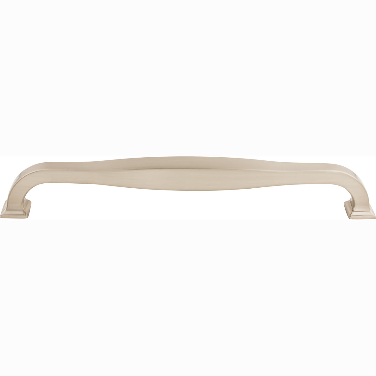 Top Knobs Contour Series 12"(304mm) CC Appliance Pull, Brushed Satin Nickel