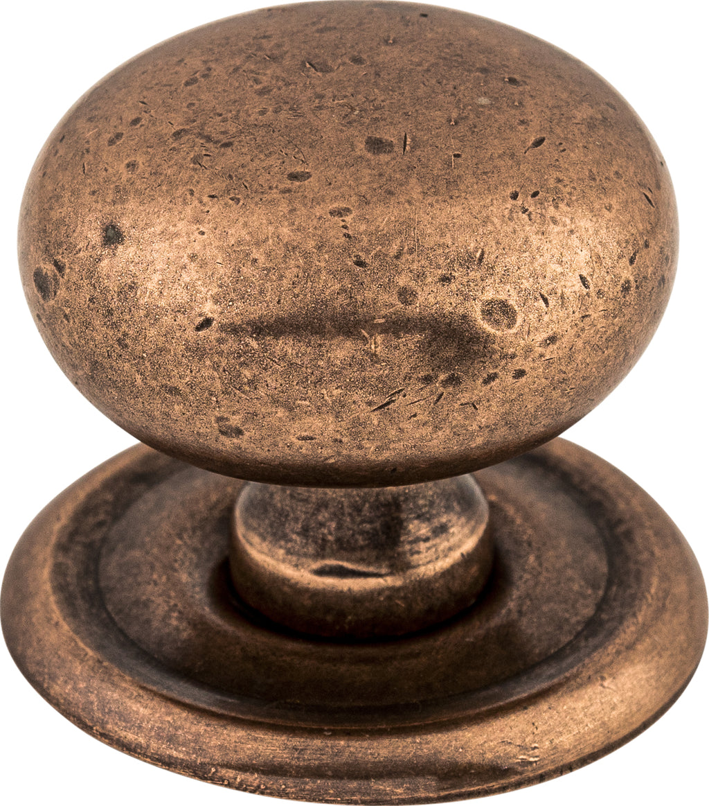 Top Knobs Victoria Series 1-1/4"L Knob, Old English Copper