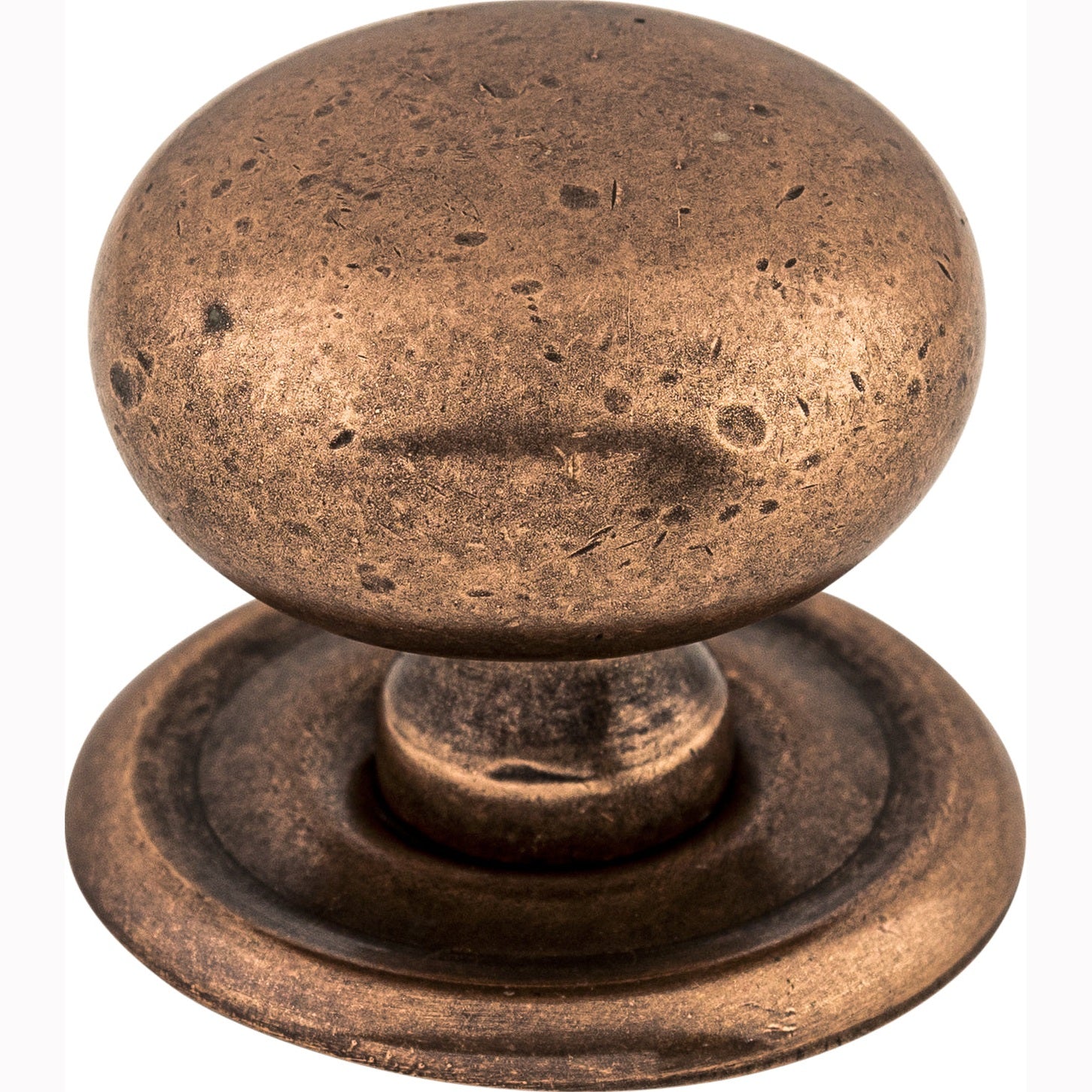 Top Knobs Victoria Series 1-1/4"L Knob, Old English Copper