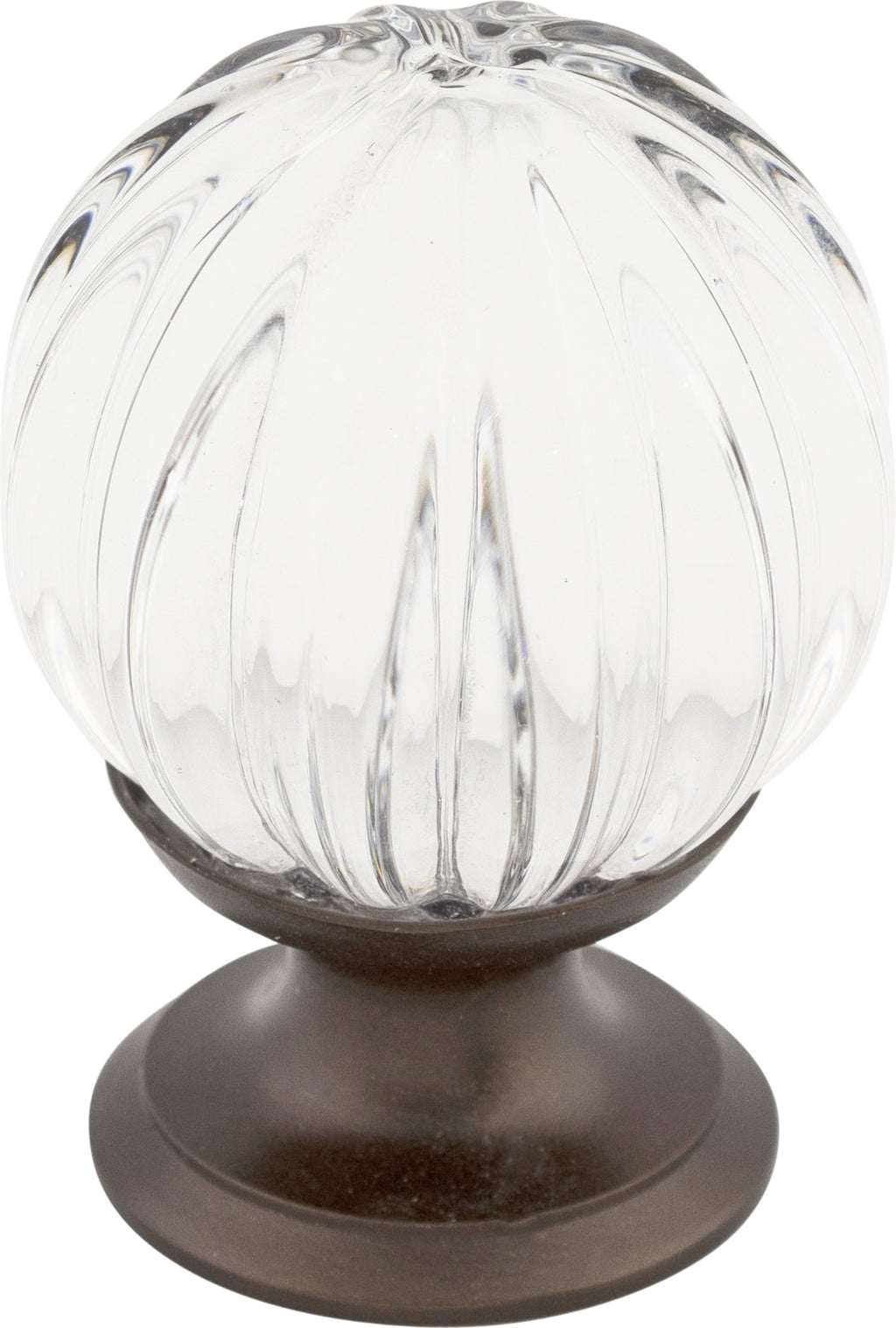 Top Knobs Clear Melon Crystal Series 1-1/8"L Knob, 