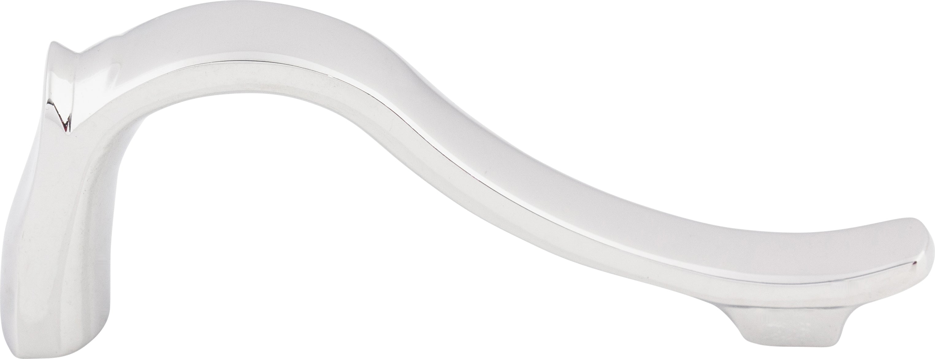 Top Knobs Dover Series 2-1/2"(64mm) CC Latch Pull, Polished Chrome