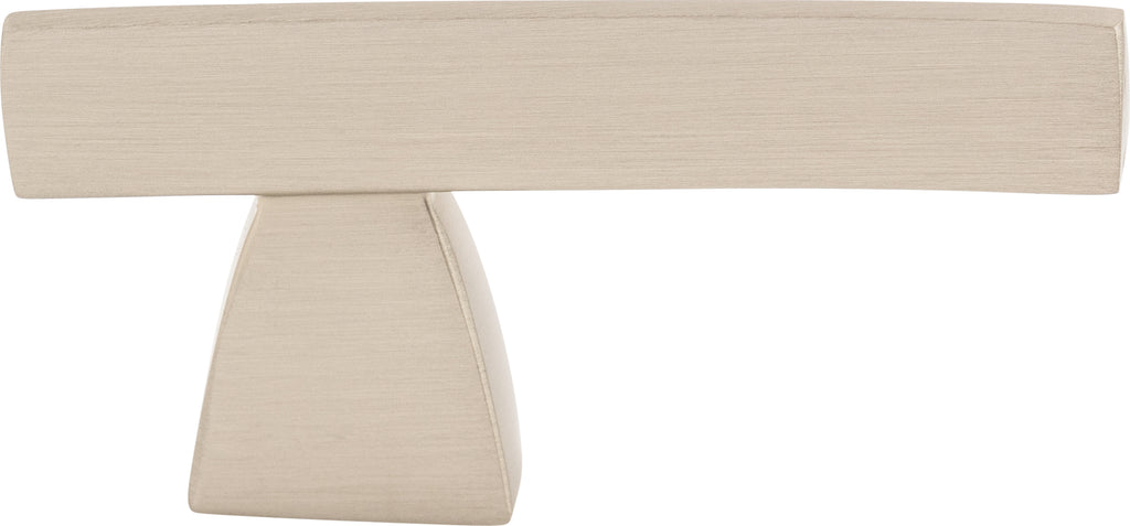Top Knobs Arched Series 2-1/2"L Knob/Pull, Brushed Satin Nickel