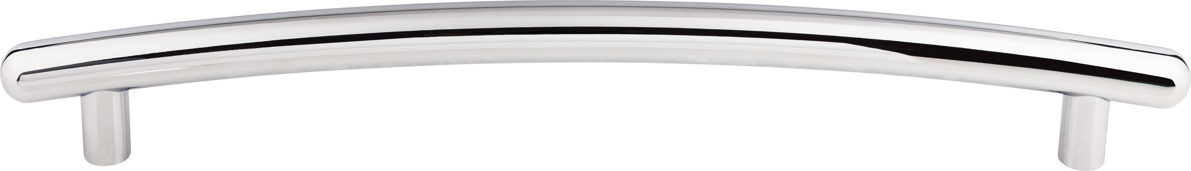 Top Knobs Curved Series 12"(304mm) CC Appliance Pull, Polished Chrome