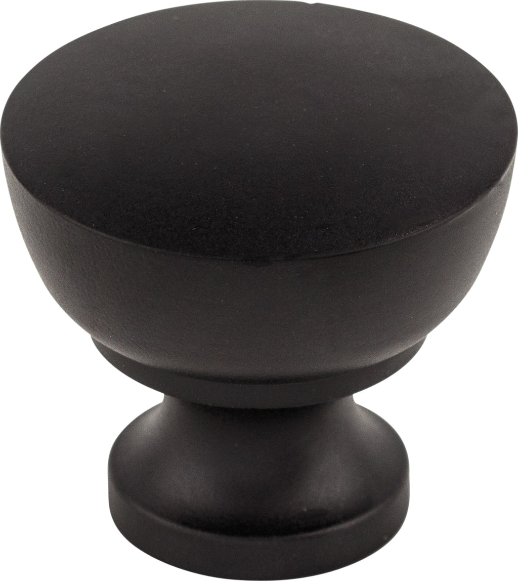 Top Knobs Bergen Series 1-1/4"L Knob, Flat Black