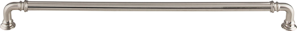 Top Knobs Reeded Series 12"(304mm) CC Pull, Brushed Satin Nickel