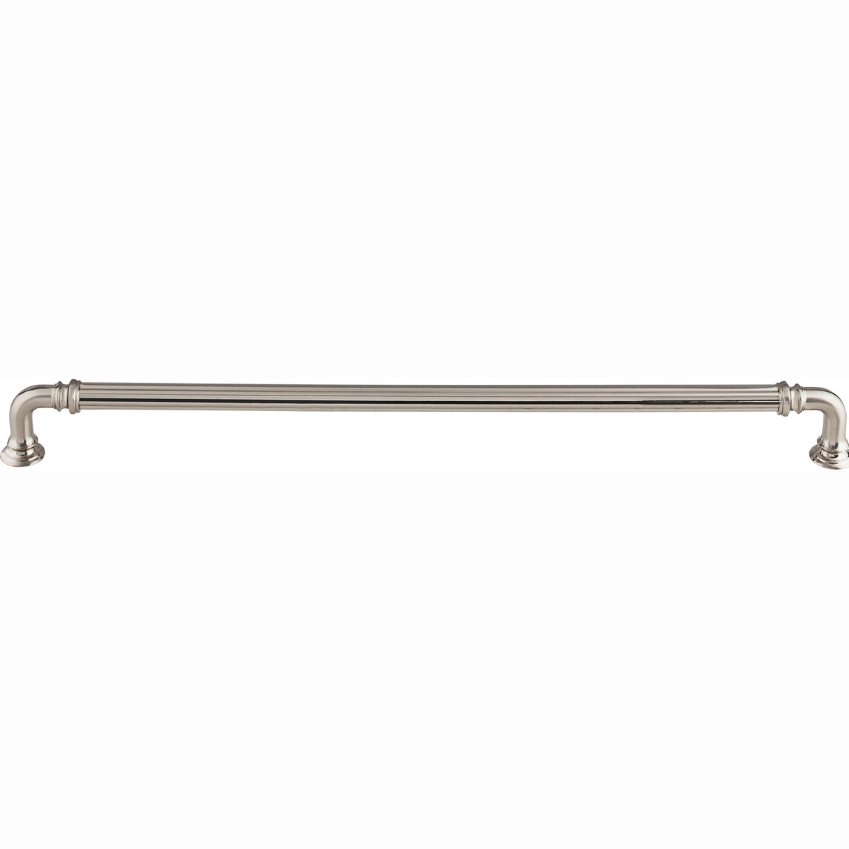 Top Knobs Reeded Series 12"(304mm) CC Pull, Brushed Satin Nickel