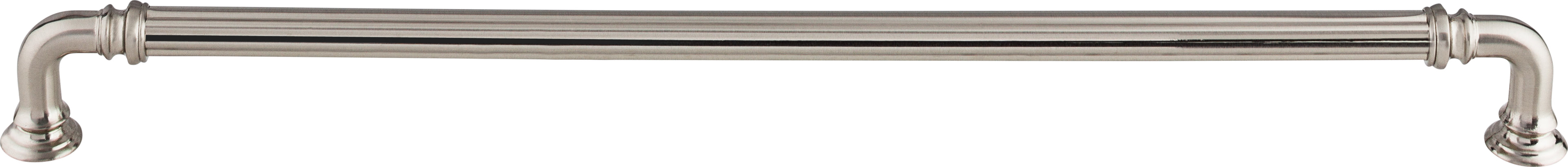 Top Knobs Reeded Series 12"(304mm) CC Pull, Brushed Satin Nickel
