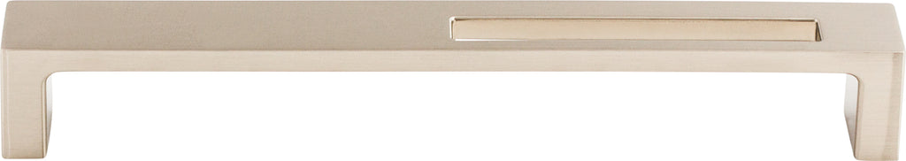 Top Knobs Modern Metro Series 7"(178mm) CC Slot Pull, Brushed Satin Nickel