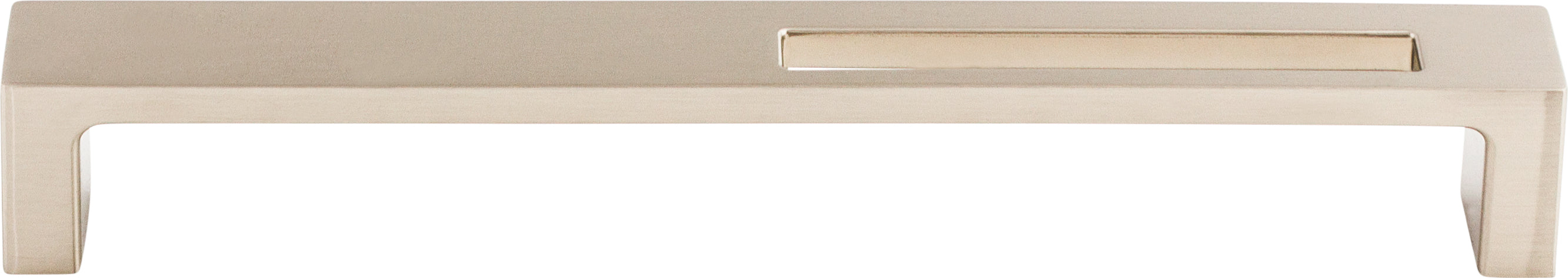 Top Knobs Modern Metro Series 7"(178mm) CC Slot Pull, Brushed Satin Nickel