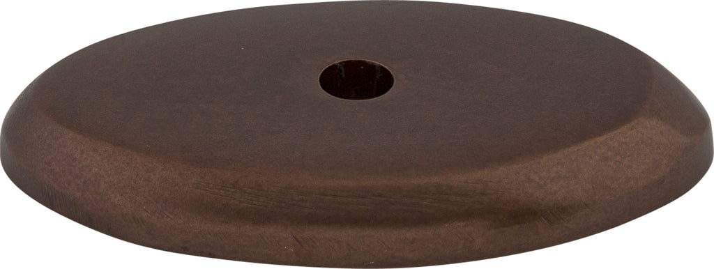 Top Knobs Aspen Backplates Series 1-1/2"L Oval, Mahogany Bronze