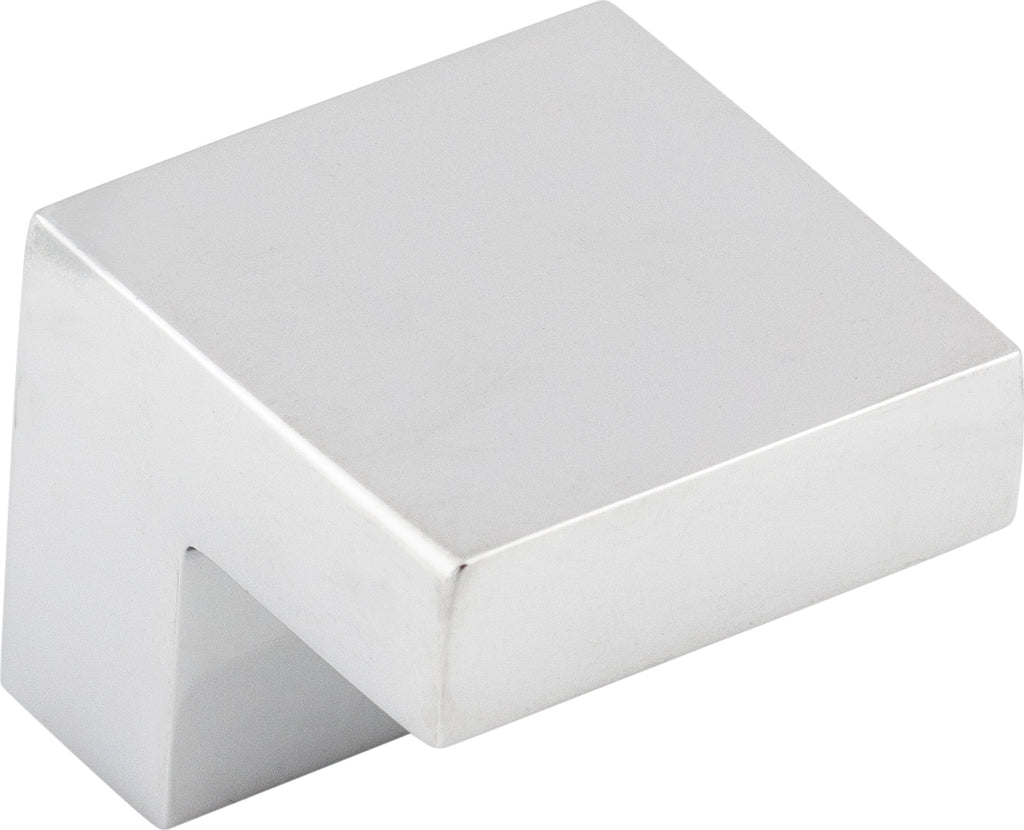 Top Knobs Square Series 1"L Knob, Polished Chrome