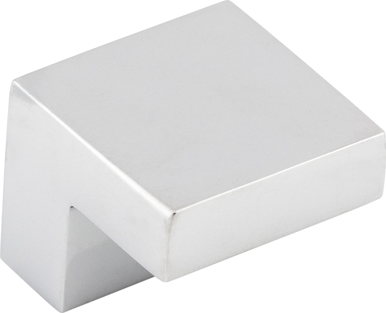 Top Knobs Square Series 1"L Knob, Polished Chrome