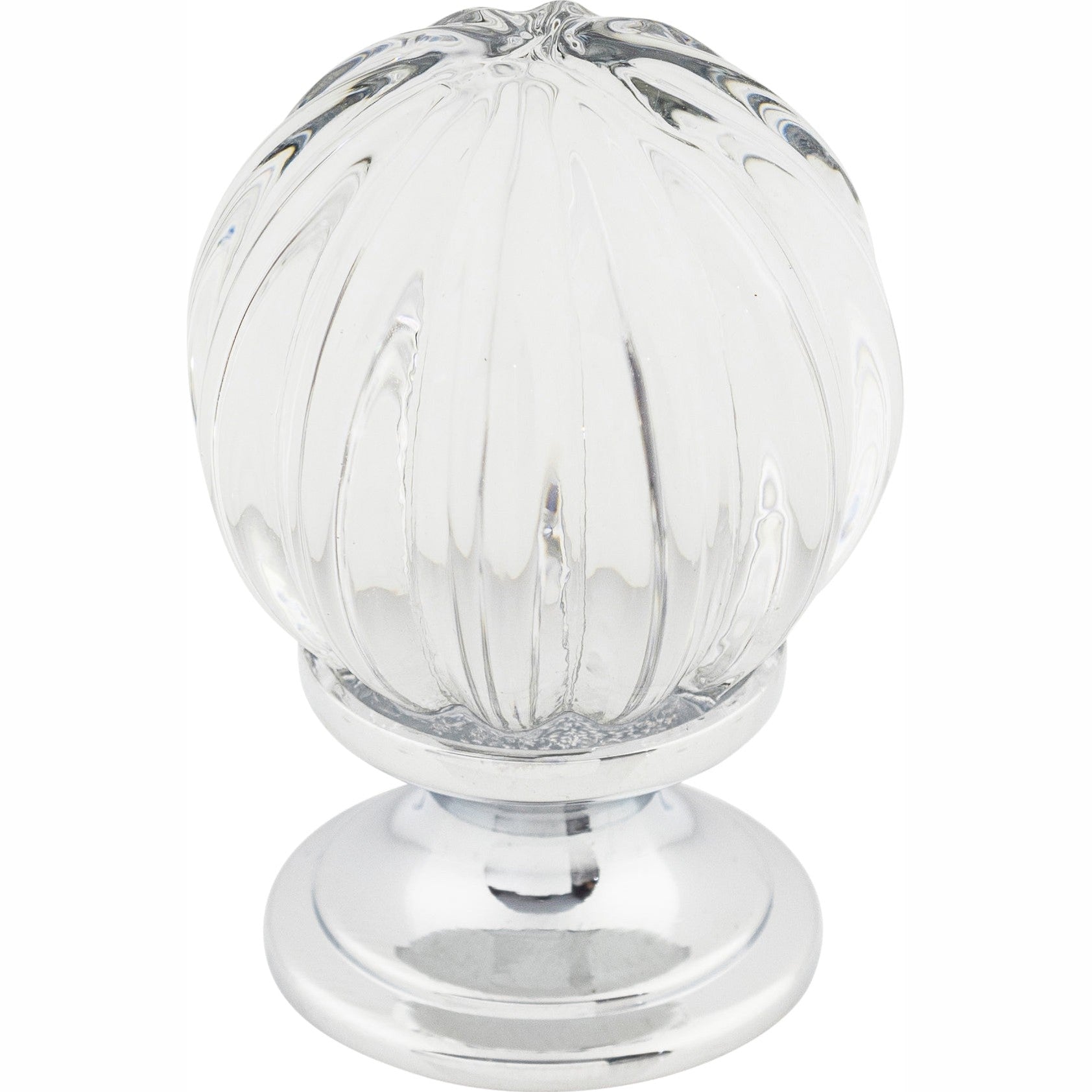 Top Knobs Clear Melon Crystal Series 1-1/8"L Knob, 