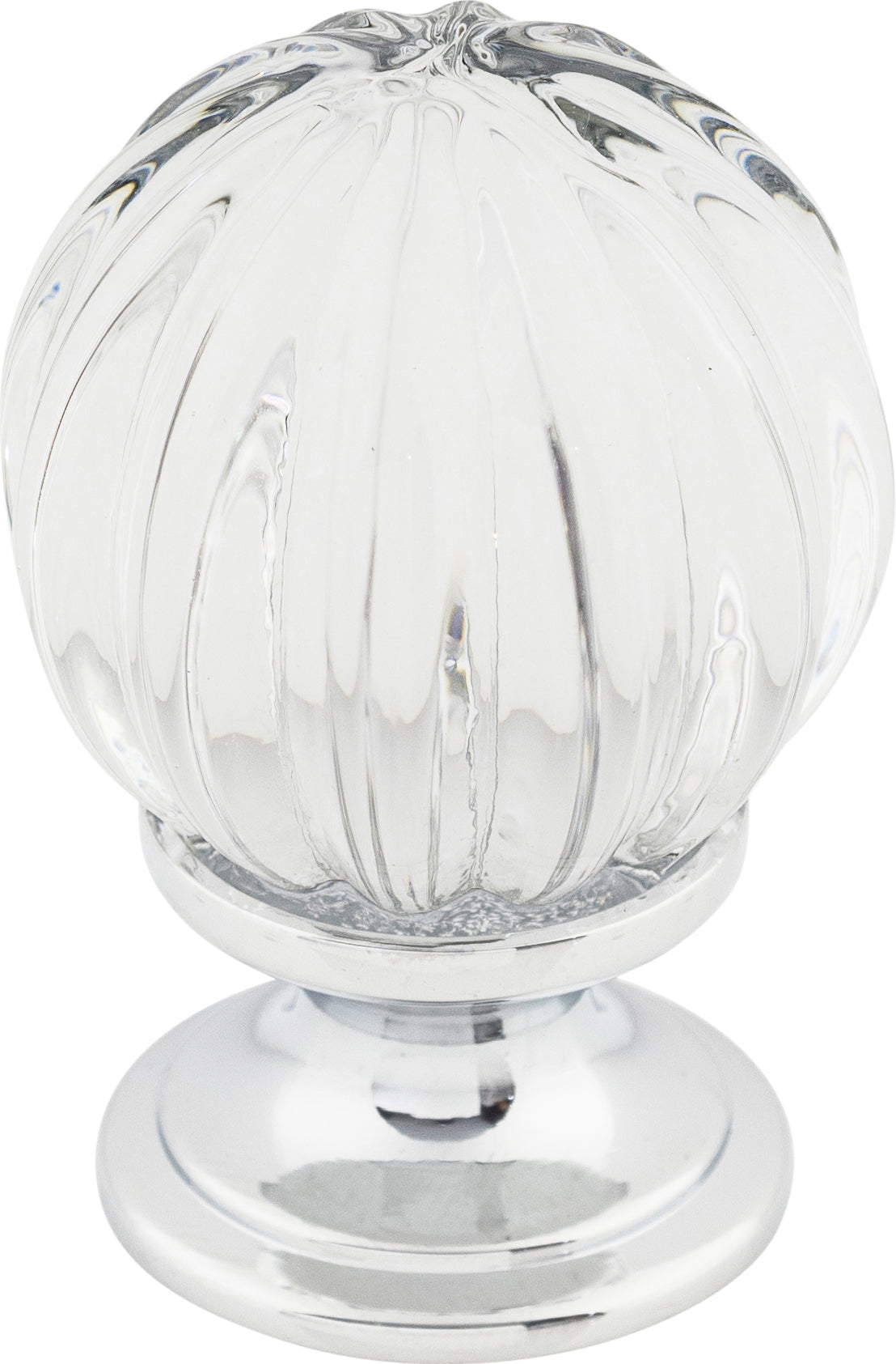 Top Knobs Clear Melon Crystal Series 1-1/8"L Knob, 
