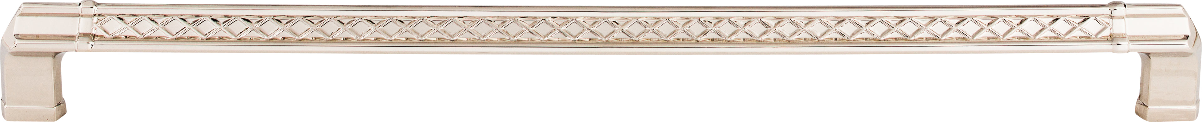 Top Knobs Tower Bridge Series 12"(304mm) CC Pull, Polished Nickel