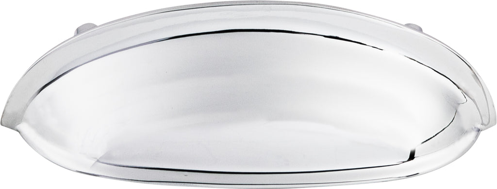 Top Knobs Somerset Series 3"(76mm) CC Cup Pull, Polished Chrome