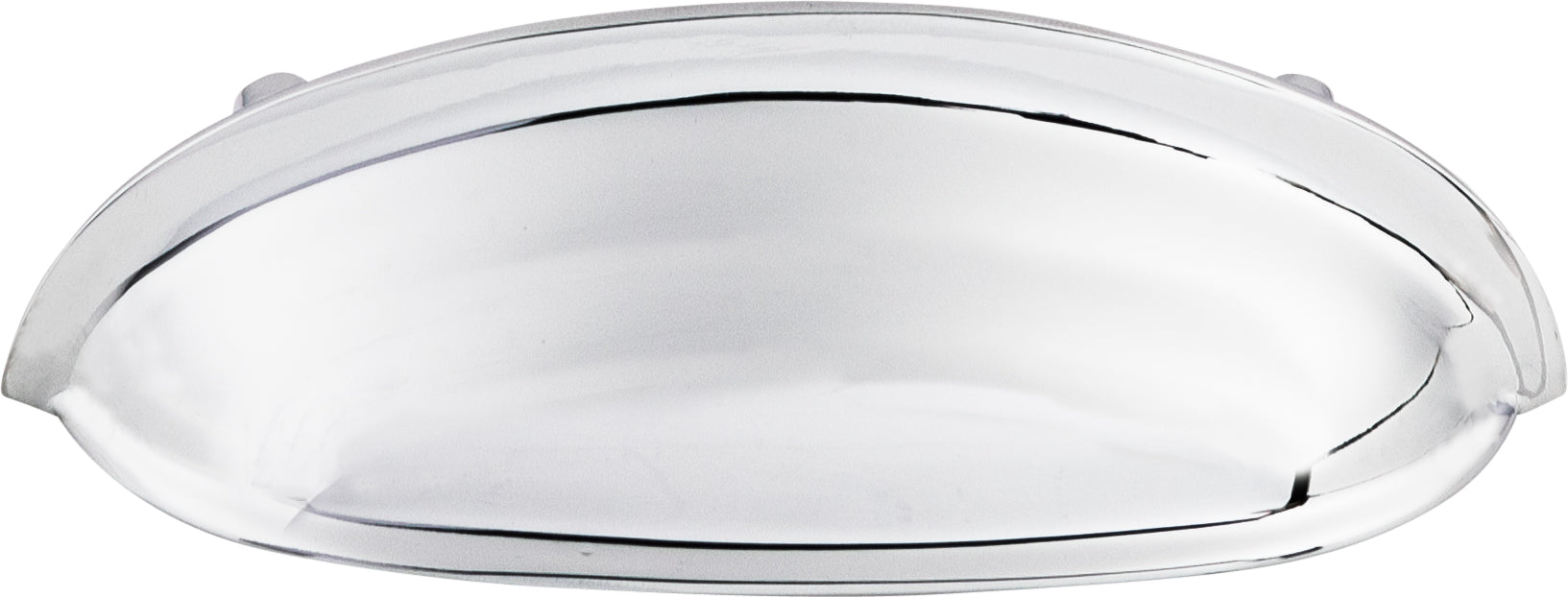 Top Knobs Somerset Series 3"(76mm) CC Cup Pull, Polished Chrome
