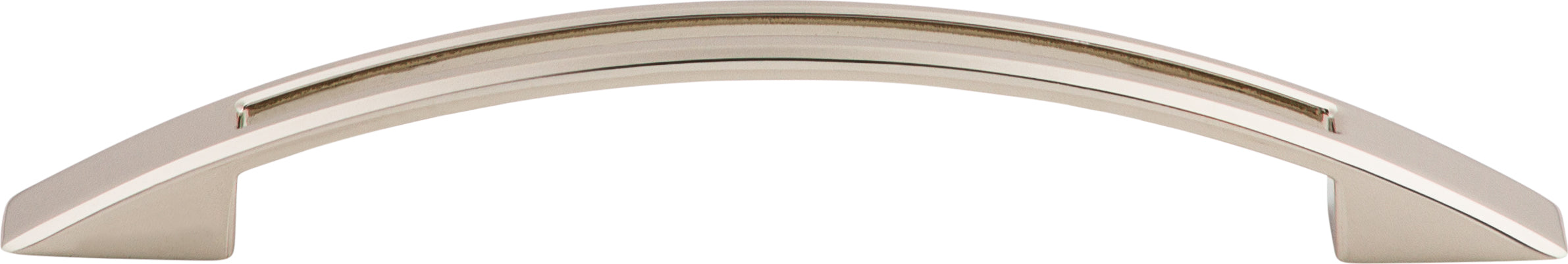 Top Knobs Tango Series 5-1/16"(128mm) CC Cut Out Pull, Polished Nickel
