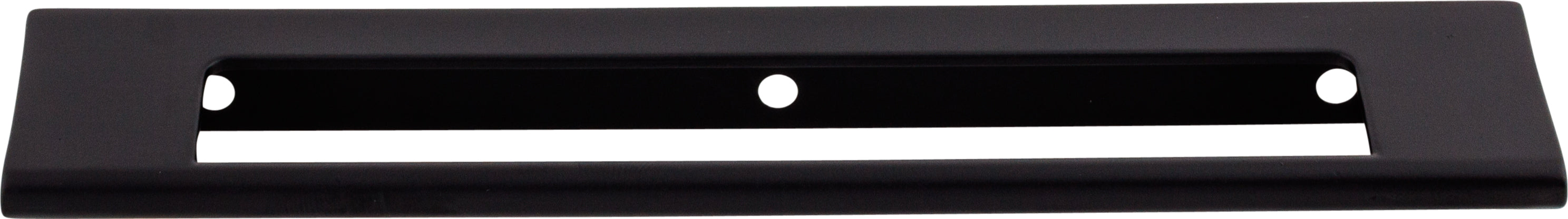 Top Knobs Europa Series 6"(152mm) CC Cut Out Tab Pull, Flat Black