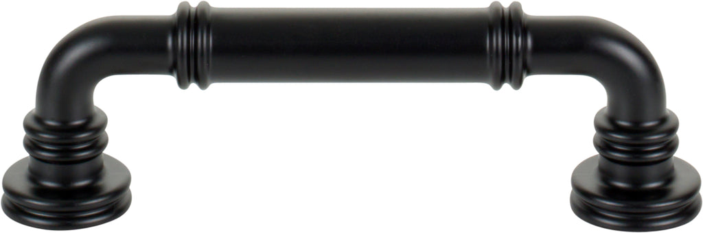 Top Knobs Cranford Series 3-3/4"(95mm) CC Pull, Flat Black