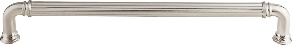 Top Knobs Reeded Series 18"(457mm) CC Appliance Pull, Brushed Satin Nickel