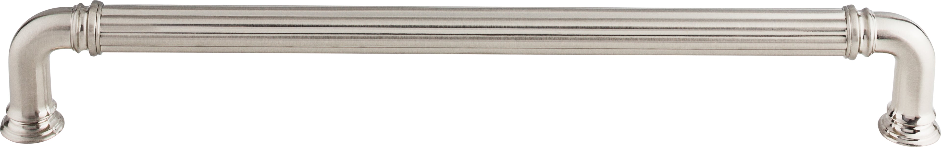 Top Knobs Reeded Series 18"(457mm) CC Appliance Pull, Brushed Satin Nickel
