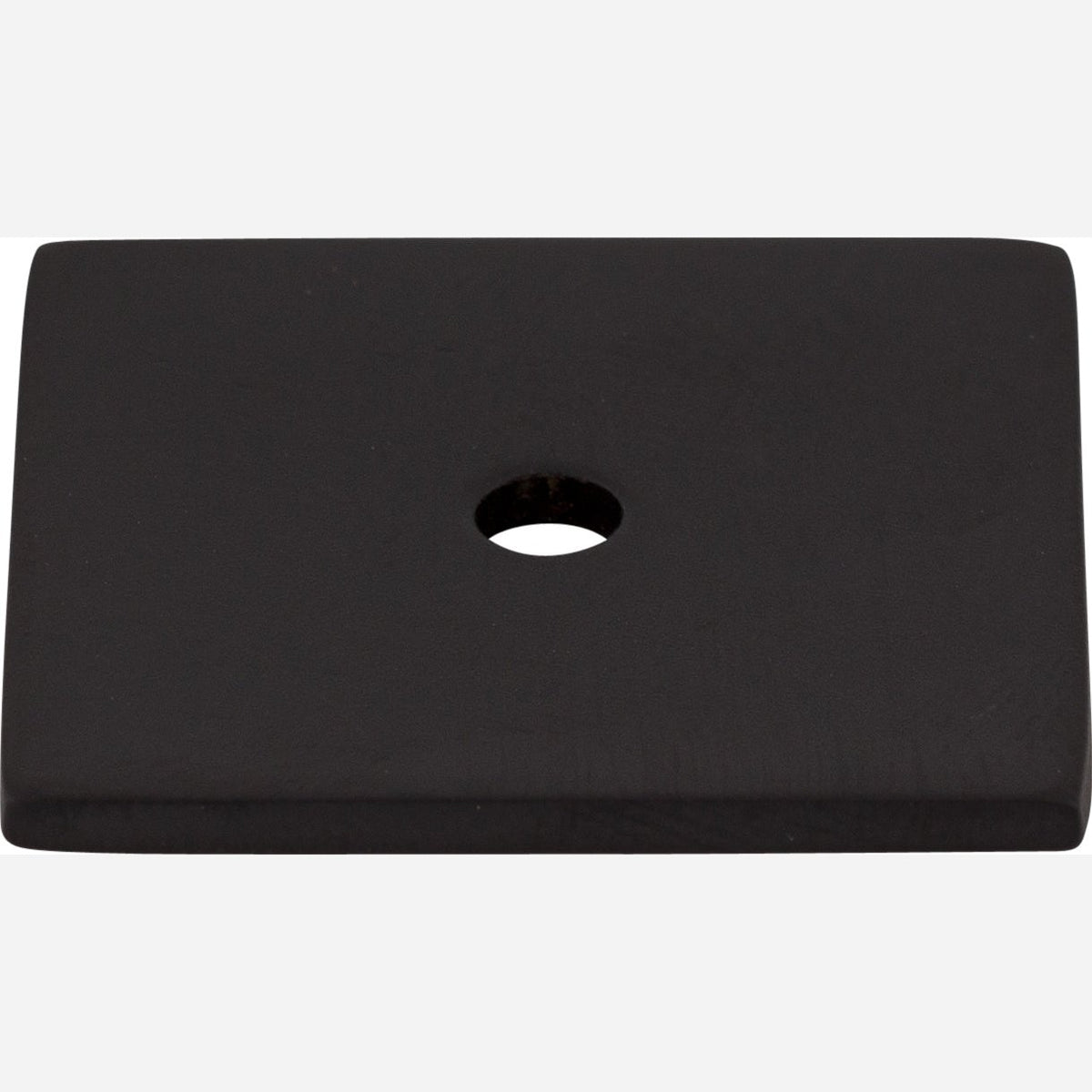 Top Knobs Square Series 1-1/4"L Backplate, Flat Black