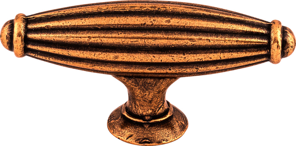 Top Knobs Tuscany Series 2-5/8"L T-Handle, Old English Copper