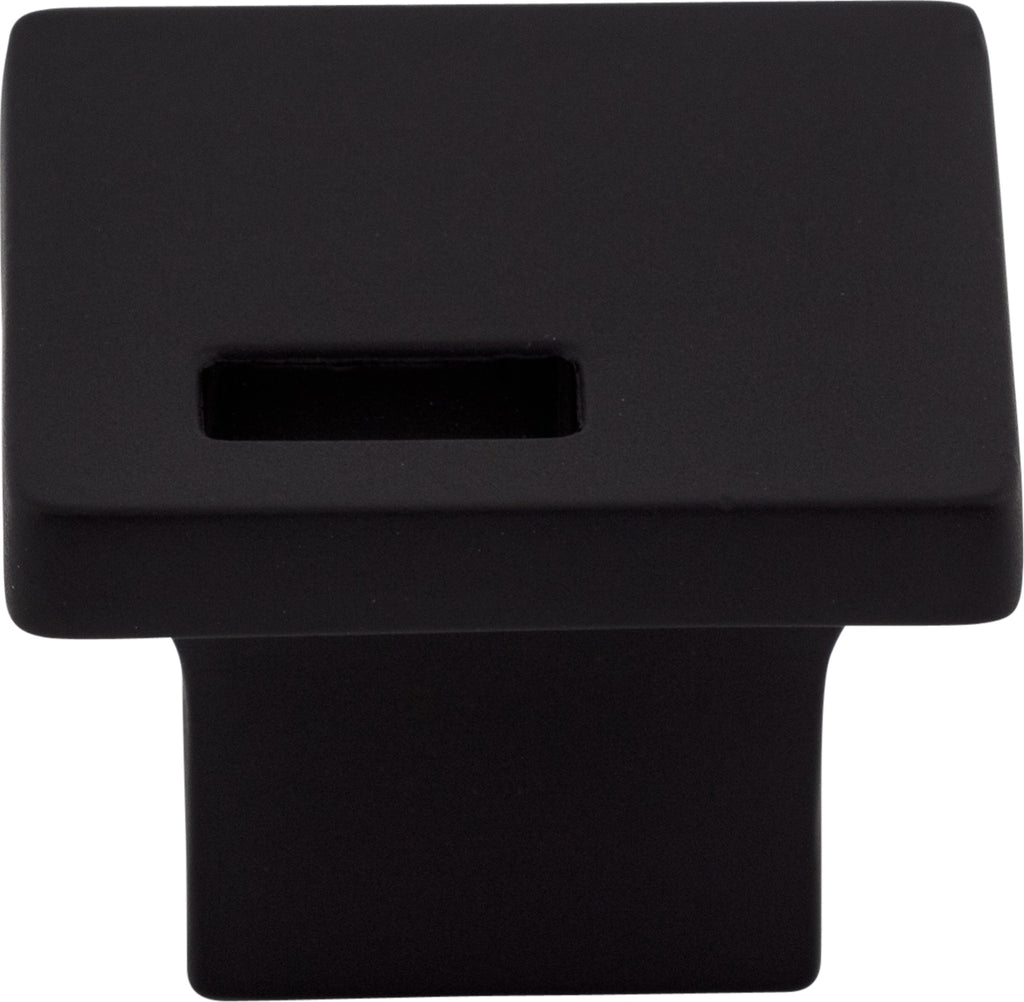 Top Knobs Modern Metro Series 1-1/4"L Slot Pull, Flat Black