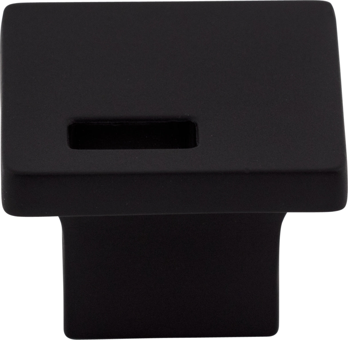 Top Knobs Modern Metro Series 1-1/4"L Slot Pull, Flat Black
