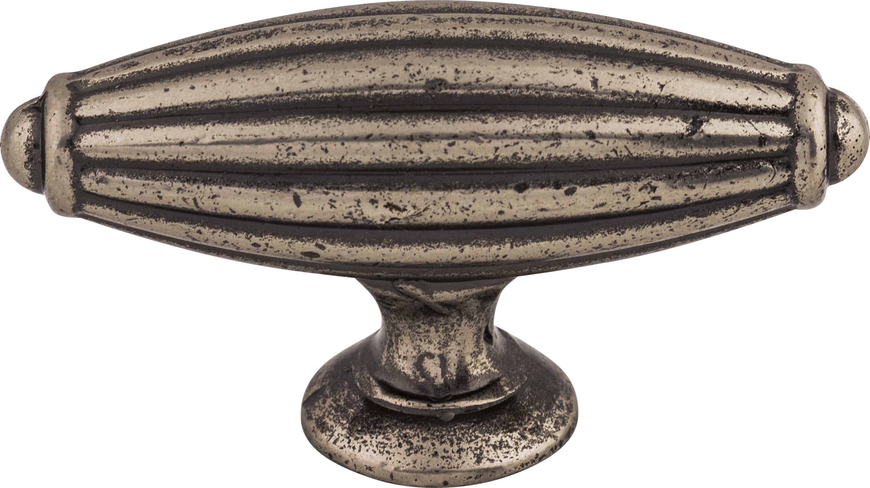 Top Knobs Tuscany Series 2-7/8"L T-Handle, Pewter Antique