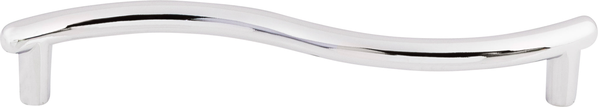 Top Knobs Spiral Series 5-1/16"(128mm) CC Pull, Polished Chrome