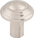 Top Knobs Aspen II Button Series 1-1/4"L Knob, Brushed Satin Nickel