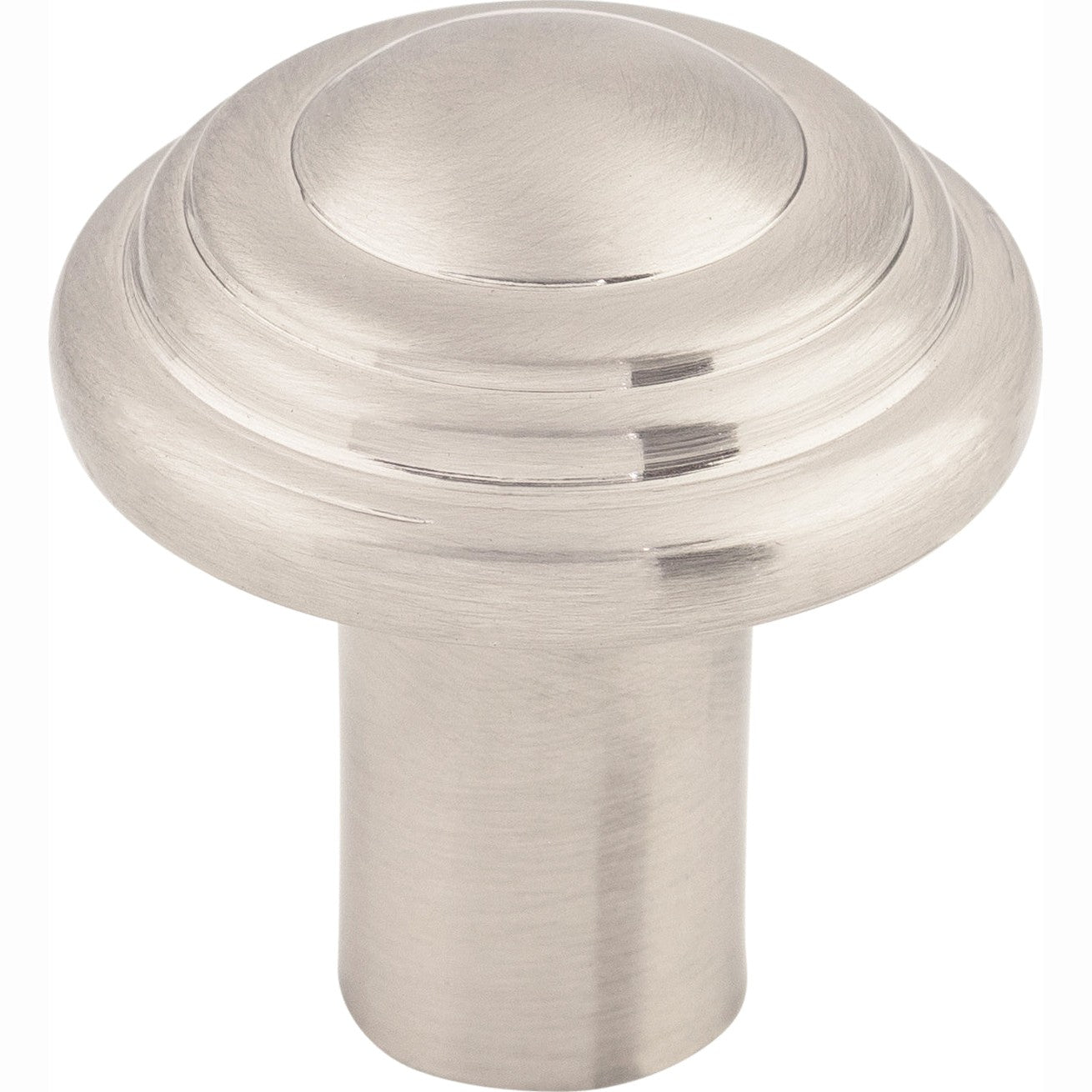 Top Knobs Aspen II Button Series 1-1/4"L Knob, Brushed Satin Nickel