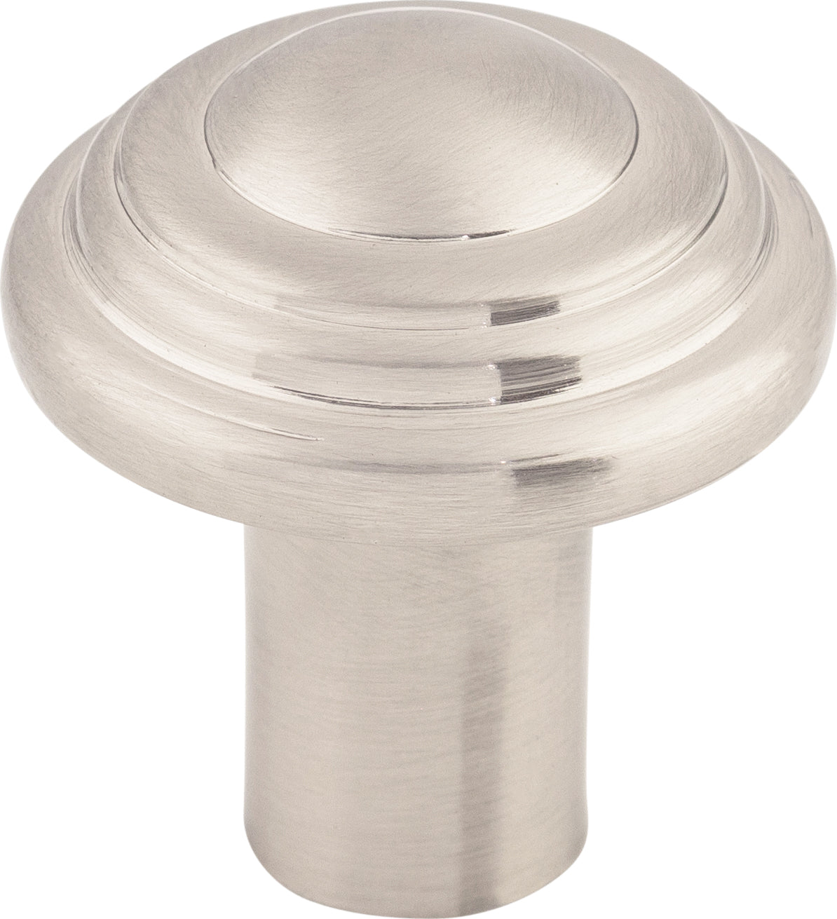 Top Knobs Aspen II Button Series 1-1/4"L Knob, Brushed Satin Nickel