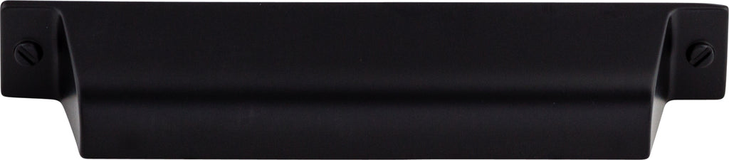 Top Knobs Channing Series 5"(127mm) CC Cup Pull, Flat Black