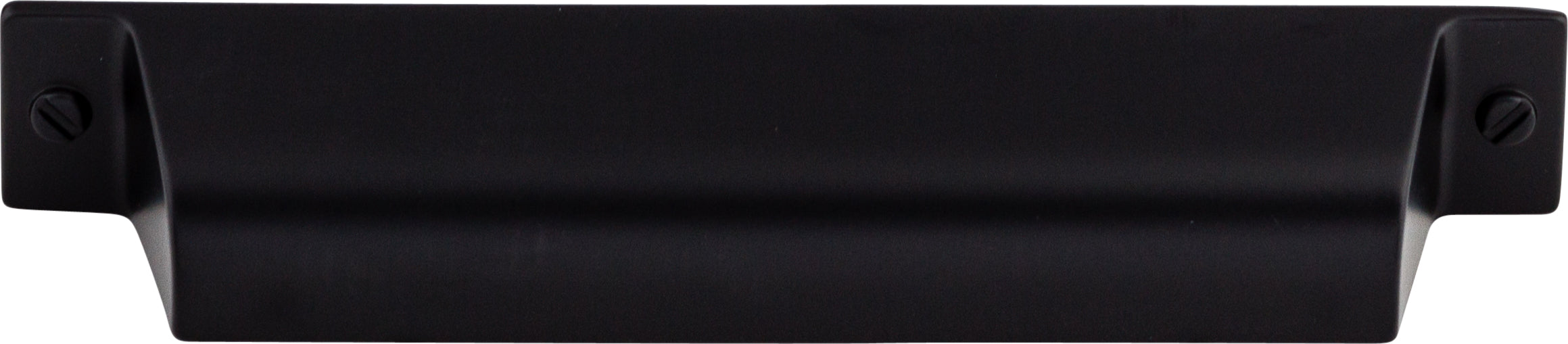 Top Knobs Channing Series 5"(127mm) CC Cup Pull, Flat Black