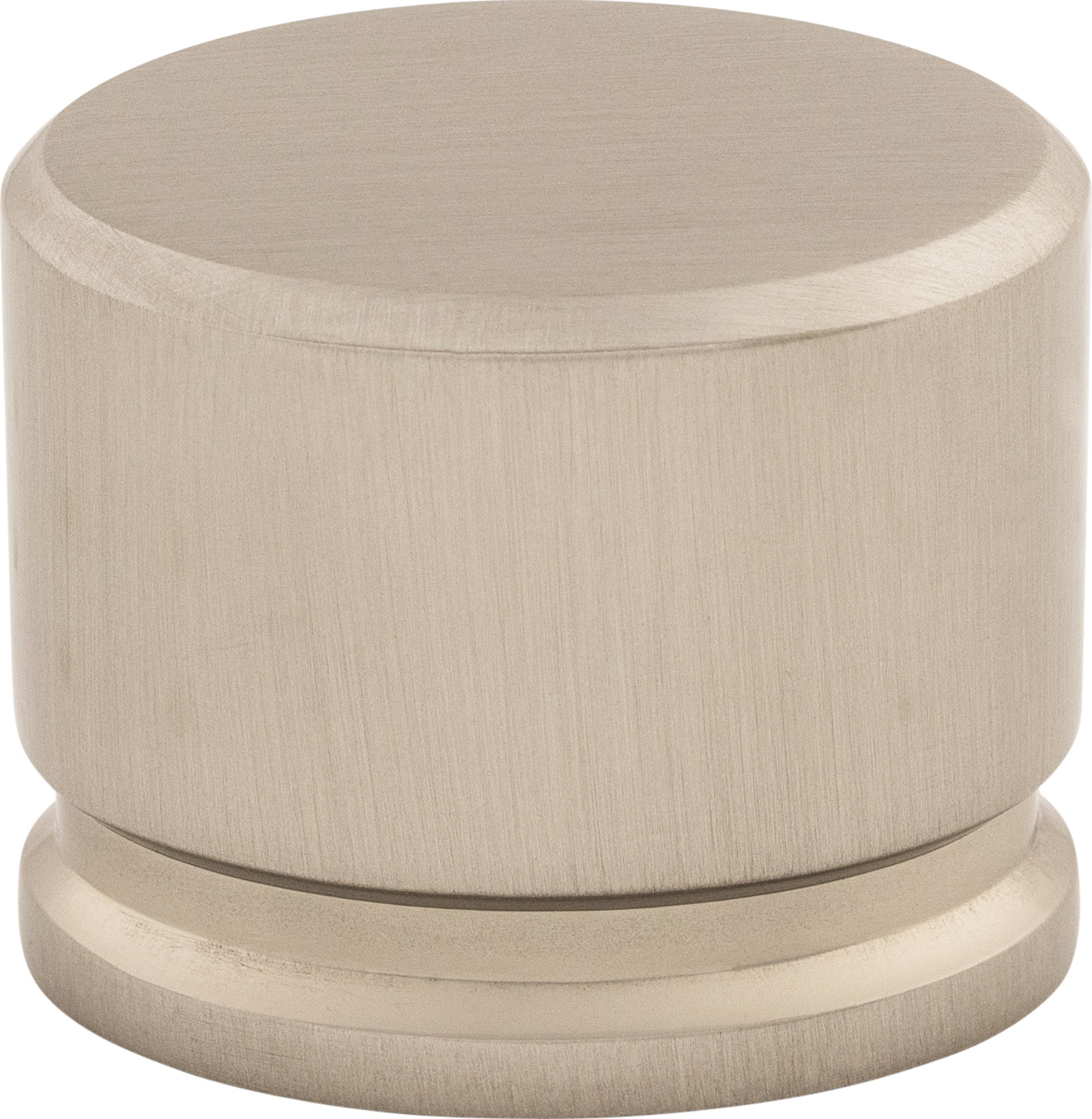 Top Knobs Oval Series 1-3/8"L Knob, Brushed Satin Nickel
