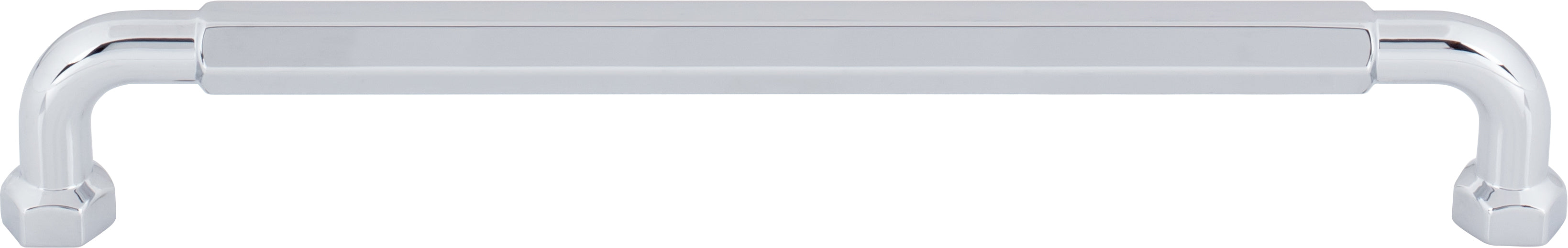 Top Knobs Dustin Series 7-9/16"(192mm) CC Pull, Polished Chrome