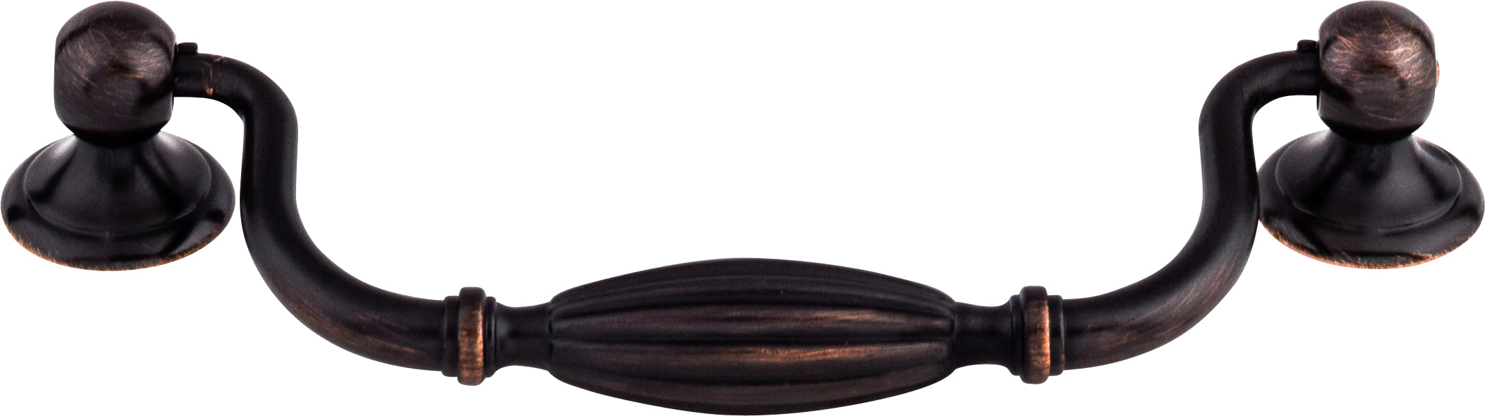 Top Knobs Tuscany Series 5-1/16"(128mm) CC Drop Pull, Tuscan Bronze
