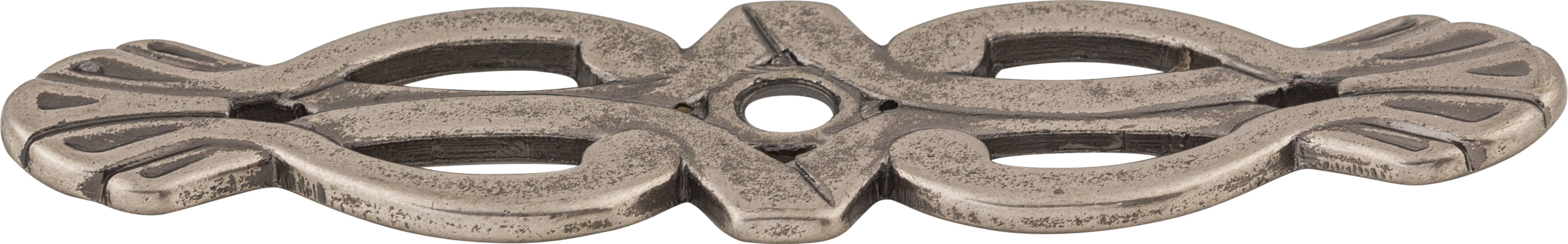 Top Knobs Newton Series 3-3/16"L Backplate, Pewter Antique