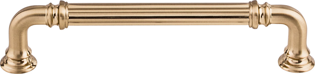 Top Knobs Reeded Series 5"(127mm) CC Pull, Honey Bronze