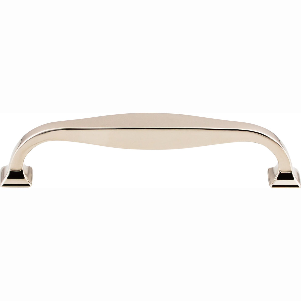 Top Knobs Contour Series 5-1/16"(128mm) CC Pull, Polished Nickel