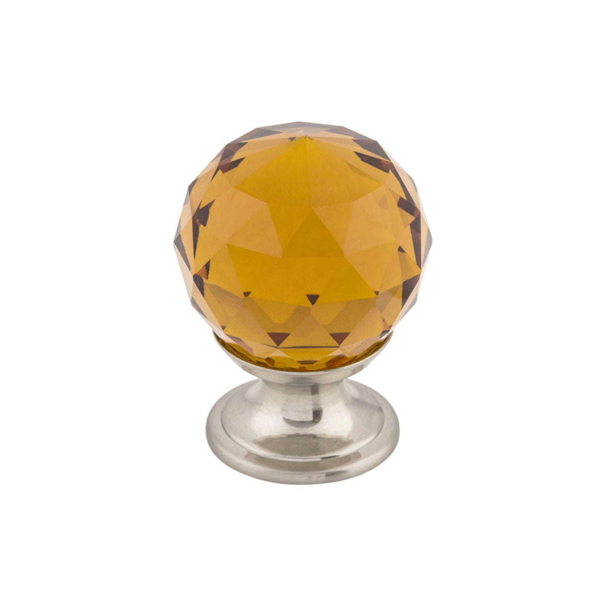 Wine Crystal 1 1/8" Diameter Round Knob