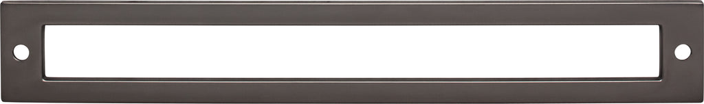 Top Knobs Hollin Series 7-9/16"(192mm) CC Backplate, Ash Gray