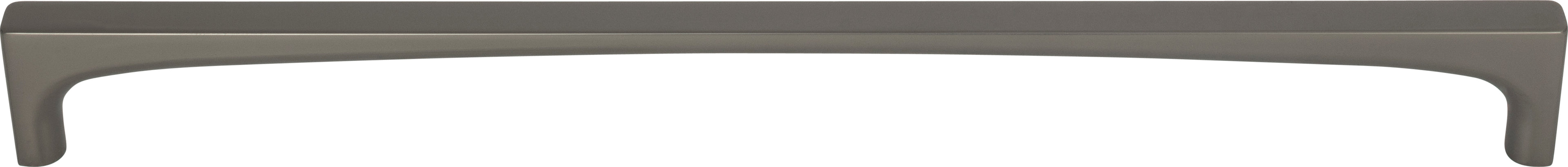 Top Knobs Riverside Series 12"(304mm) CC Pull, Ash Gray