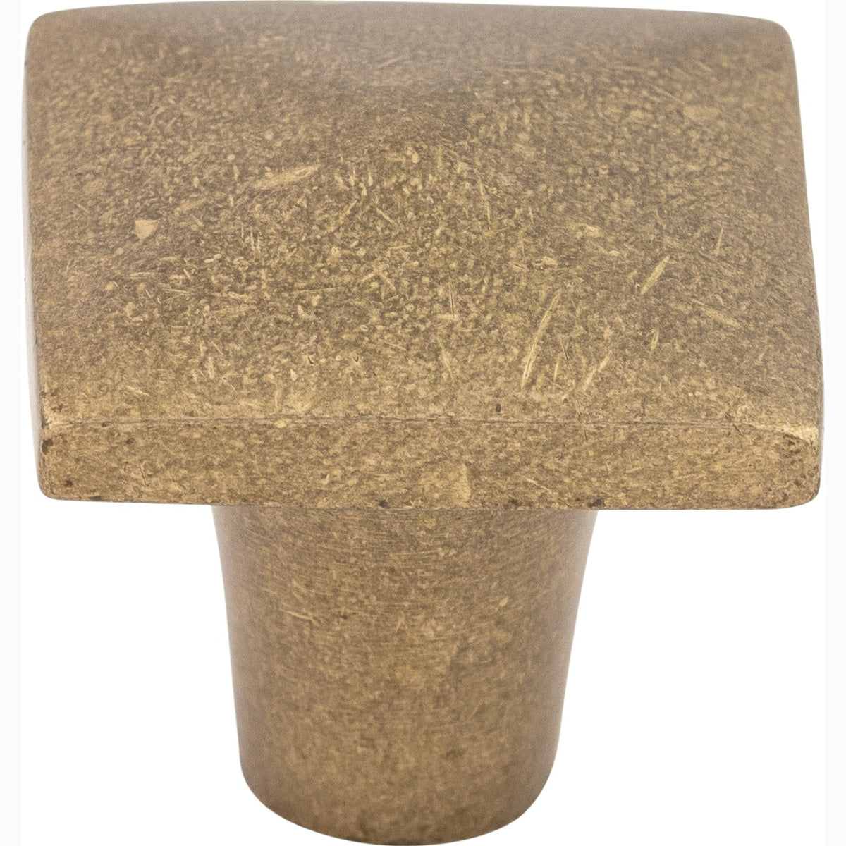 Top Knobs Aspen Square Series 1-1/4"L Knob, Light Bronze