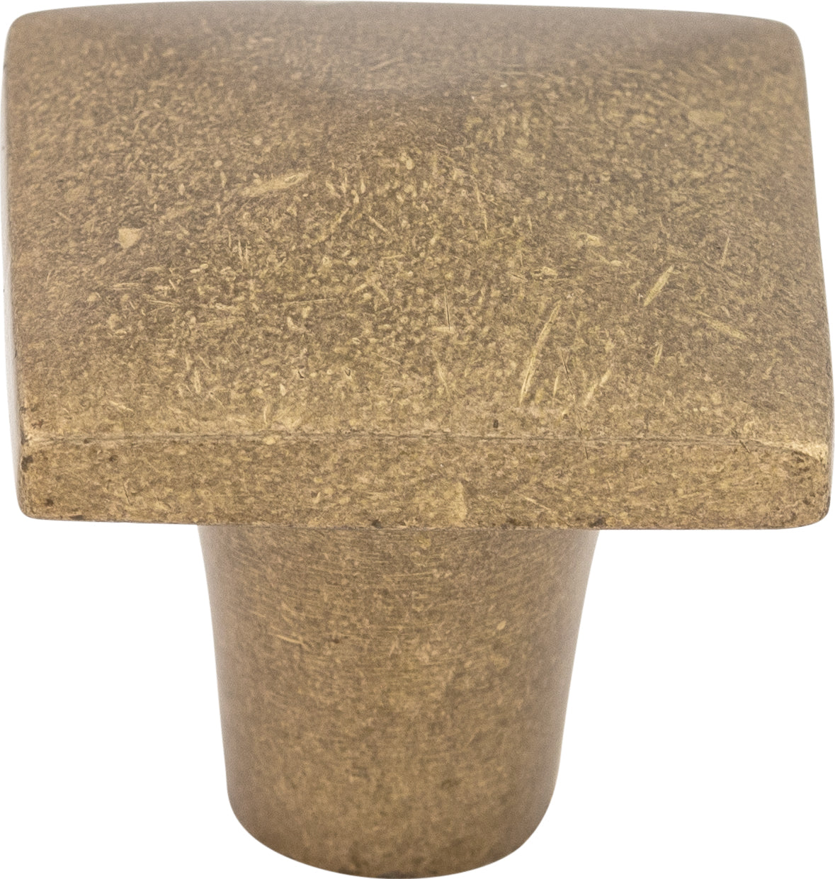 Top Knobs Aspen Square Series 1-1/4"L Knob, Light Bronze