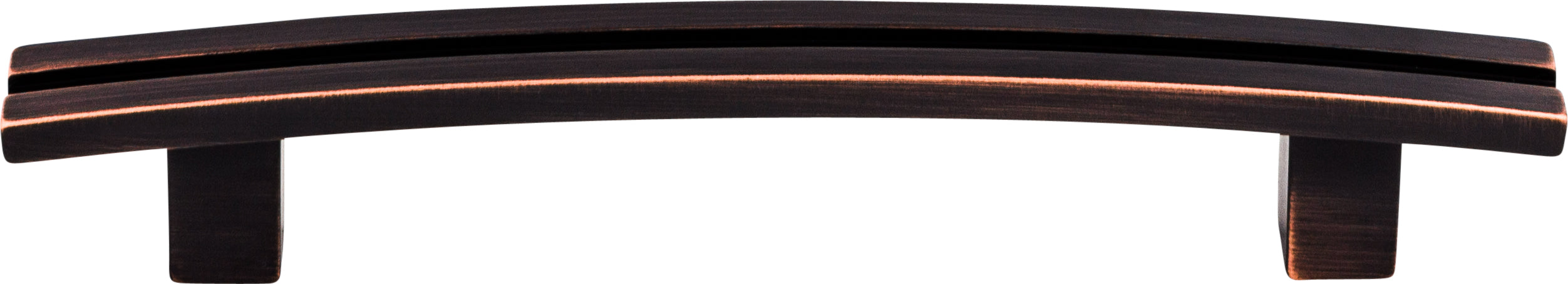 Top Knobs Inset Rail Series 5"(127mm) CC Pull, Tuscan Bronze