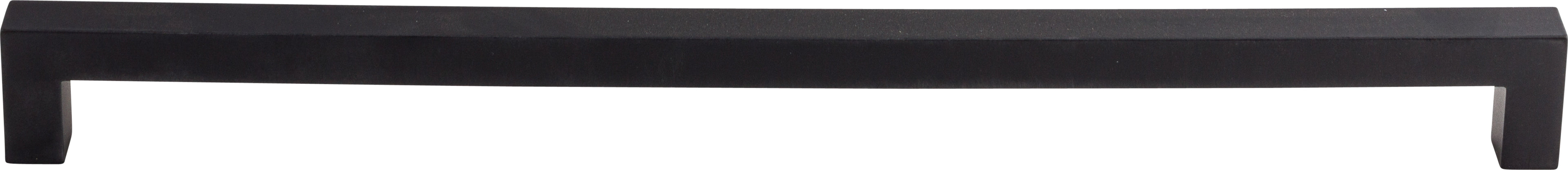 Top Knobs Square Series 12"(304mm) CC Bar Pull, Flat Black